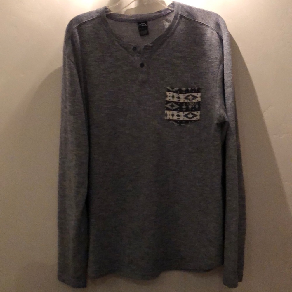 grey long sleeve